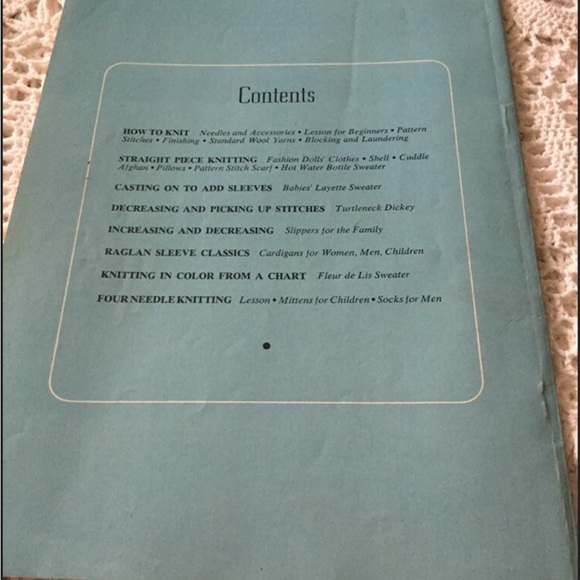 Vintage 1965 McCalls Step By Step Knitting For Beginners Paperback - Picture 4 of 6